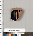 Terracotta fragment of an oinochoe (jug), Terracotta, Greek, Attic