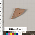 Terracotta fragment of an oinochoe (jug), Terracotta, Greek, Attic