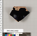 Terracotta fragment of an oinochoe (jug), Terracotta, Greek, Attic