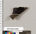 Terracotta fragment of an oinochoe (jug), Terracotta, Greek, Attic