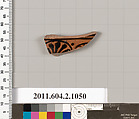 Terracotta fragment of a pelike (jar), Terracotta, Greek, Attic