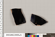 Terracotta fragments of oinochoai (jugs), Terracotta, Greek, Attic
