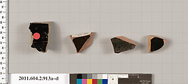 Terracotta fragments of bell-kraters (bowls for mixing wine and water)?, Terracotta, Greek, Attic