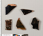 Terracotta fragments of bell-kraters (bowls for mixing wine and water)?, Terracotta, Greek, Attic