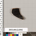 Terracotta fragment from a closed shape, Terracotta, Greek, Attic