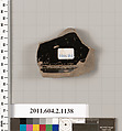 Terracotta fragment of a lekanis lid (covered dish), Terracotta, Greek, Attic