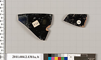 Terracotta rim fragments of skyphoi (deep drinking cups), Terracotta, Greek, Attic