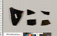 Terracotta fragments of closed shapes, Terracotta, Greek, Attic