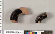 Terracotta fragments of skyphoi (deep drinking cups), Terracotta, Greek, Attic