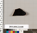Terracotta fragment of a skyphos (deep drinking cup), Terracotta, Greek, Attic