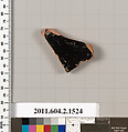 Terracotta fragment of a skyphos (deep drinking cup), Terracotta, Greek, Attic
