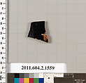 Terracotta fragment of a skyphos (deep drinking cup), Terracotta, Greek, Attic