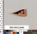 Terracotta fragment of a skyphos (deep drinking cup), Terracotta, Greek, Attic