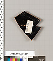 Terracotta fragment of a skyphos (deep drinking cup), Terracotta, Greek, Attic