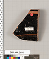 Terracotta fragment of a calyx-krater (bowl for mixing wine and water), Terracotta, Greek, Attic