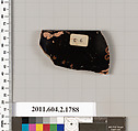 Terracotta rim fragment of a skyphos (deep drinking cup), Terracotta, Greek, Attic