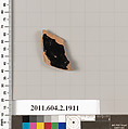 Terracotta fragment of a skyphos (deep drinking cup), Terracotta, Greek, Attic