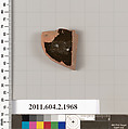 Terracotta fragment of a krater (bowl for mixing wine and water)?, Terracotta, Greek, Attic