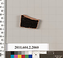 Terracotta fragment of a krater (bowl for mixing wine and water)?, Terracotta, Greek, Attic