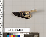 Terracotta fragment of a skyphos (deep drinking cup), Terracotta, Greek, Attic