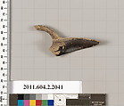 Terracotta fragment of a skyphos (deep drinking cup), Terracotta, Greek, Attic