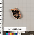 Terracotta fragment of a stamnos (jar)?, Terracotta, Greek, Attic