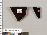Terracotta rim fragments of skyphoi (deep drinking cups), Terracotta, Greek, Attic