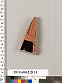 Terracotta fragment of a krater (bowl for mixing wine and water)?, Terracotta, Greek, Attic