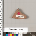 Terracotta fragment of a pot; unglazed on the inside, Terracotta, Greek, Attic