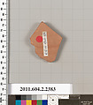Terracotta fragment of a plate?, Terracotta, Greek, Attic
