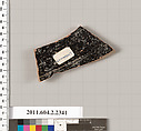 Terracotta fragment of a stamnos (jar), Terracotta, Greek, Attic