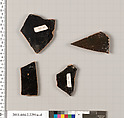 Terracotta fragments of column-kraters (bowls for mixing wine and water)?, Terracotta, Greek, Attic
