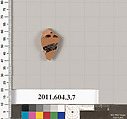Terracotta fragment of an undetermined shape, Terracotta, Greek, Attic