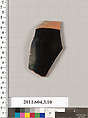 Terracotta fragment of a Little Master cup, Terracotta, Greek, Attic