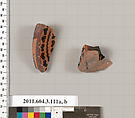 Terracotta fragments of amphorae (jars), Terracotta, Greek, Attic