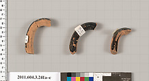 Terracotta fragments of neck-amphorae (jars), Terracotta, Greek, Attic