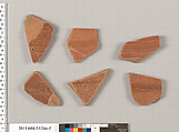 Terracotta fragments of amphorae (jars), Terracotta, Greek, Attic