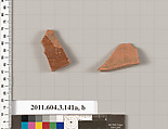 Terracotta fragments from closed shapes, Terracotta, Greek, Attic