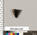 Terracotta fragment of a neck-amphora (jar), Terracotta, Greek, Attic
