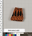 Terracotta fragment of a neck-amphora (jar), Terracotta, Greek, Attic