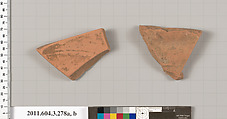 Terracotta fragments of amphorae (jars), Terracotta, Greek, Attic