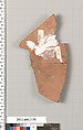 Terracotta fragment of an amphora (jar), Terracotta, Greek, Attic