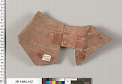 Terracotta fragment of an amphora (jar), Terracotta, Greek, Attic