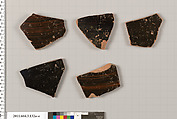 Terracotta fragments of amphorae (jars), Terracotta, Greek, Attic