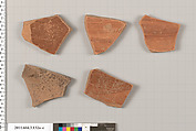 Terracotta fragments of amphorae (jars), Terracotta, Greek, Attic