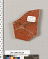 Terracotta fragment of a calyx-krater (bowl for mixing wine and water), Terracotta, Greek, Attic