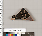 Terracotta fragment of a column-krater (bowl for mixing wine and water), Terracotta, Greek, Attic