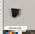 Terracotta fragment of a column-krater (bowl for mixing wine and water), Terracotta, Greek, Attic