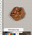 Terracotta fragment of a neck-amphora (jar), Terracotta, Greek, Attic
