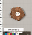 Terracotta fragment of a neck-amphora (jar), Terracotta, Greek, Attic